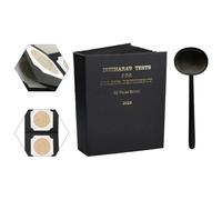 SageFurned Professional Ishihara Colour Vision Test Set, 38 Test Boards Book Plus Eye Cover Glasses for Detecting Colour Blindness and Visual Impairment