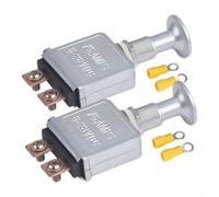 SageFurned Pull Pressure On/Off Switch SPST 75A 6-28V DC Die-Cast Housing with Blade Terminals for Car Truck Boat for RV Electrics (Single Pack)
