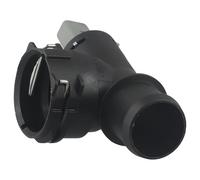 SageFurned Radiator Coolant Flange & Temperature Sensor 5Q0122291T for Volkswagen Golf A3 Q3 TT for Passat | for Skoda Kodiaq Octavia Superb | Black ABS Replacement Part