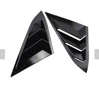 SageFurned Rear Quarter Window Louver for 10th Gen for Civic, Side Vent Air Outlet, Matte Black Carbon Fiber ABS Trim, 16.5 x 6 x 37 cm, 2-Pack Custom Fit Aerodynamic Car Accessories