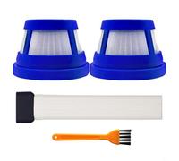 SageFurned Replacement Filter Kit, FOR Flexible Crevice Tool for Eufy HomeVac H11 and H11 Pure Cordless Handheld Vacuum, Washable 2 Layer Mesh Filters