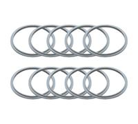 SageFurned Replacement Rubber Gasket Seal for RING for NutriBullet 600/900/1000/1200 Series Blenders, 10-Pack, Grey, 3.1"