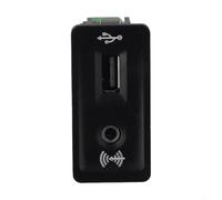 SageFurned Replacement USB Port Switch 5Q0035726E Black Color | Enables USB/AUX input, fits for golf 7 MK7, for passat for b8, direct OEM replacement, restores for media function