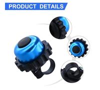 SageFurned Rotating for Bike for RING Speaker with 100dB+ High Volume Aluminum Alloy Construction for 2.3cm Handlebar Compatible with Scooter Blue