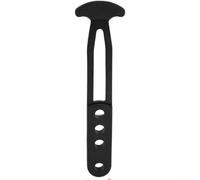 SageFurned Rubber T Hook 3 Hole Marine Deck Hardware for Ladder Storage Straps - Sturdy for fender Hook Boat Accessory Black 15.2cm(4)