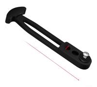 SageFurned Rubber T Hook 3 Hole Marine Deck Hardware for Ladder Storage Straps - Sturdy for fender Hook Boat Accessory Black 15.2cm(3)