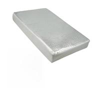 SageFurned RV Skylight Cover 14x14x2.8 in - Thermal Insulating Vent Shade with Reflective Foil and 3-Inch Thick Sponge for Camper, Non-Slip Silicone Design, Includes 8 Fasteners