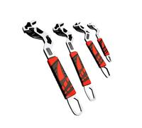 SageFurned Self-Locking Adjusting Pliers 6 Inch Automatic Pipe Wrench Made of Chrome Vanadium Steel with Ergonomic Handle for Plumbing and Repair, Grip Range 7-15 mm