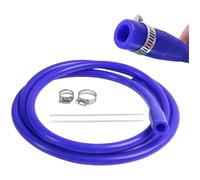 SageFurned Silicone Car Sunroof Drain Hose - Double Layer Thickened for Leak-Proof Performance, Compatible with Most Models, Includes Metal Clamps and Zip Ties, Blue