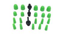 SageFurned Soft Knock Tool Car Body Dent Repair Pull Tab Kit for Cars Trucks SUVs, 23-Piece TPU Pull Tabs, Green, Compatible with Various Vehicle Models