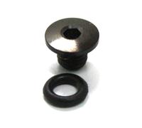 SageFurned Stainless Steel for Bike Bleed Screw O-for RING for Shimano XT/SLX Hydraulic Brake Cylinder Oil Can Cover, 8.5mm Outer Diameter, Black (2 Pack)