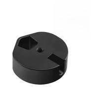 SageFurned Starlink Mini Tripod Mount Adapter in Aluminium Alloy with 1/4 Inch Threaded Hole and 1/4 to 3/8 Adapter for Satellite Antenna Stability, Black