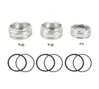 SageFurned Transmission Accumulator Piston Kit for 4L60E 4L65E 4L70E THM200-4R THM700-R4 with Pinless Design, Aluminum Alloy Material, Includes 3 Pistons and Washers