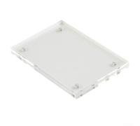 SageFurned Transparent Acrylic Photo Frame Magnetic Display Stand Desktop Ornament for Portrait Landscape Photos Home Office Decoration Clear Blocks with Corner Magnets Easy Use(6x9cm)