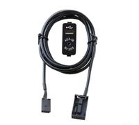 SageFurned USB Aux Input Port Connector For BMW E39 E46 E38 E53 X5 - Audio Interface Wire Harness 9237656