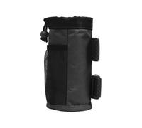 SageFurned Water Bottle Pouch for Electric Scooter, Compatible with for ninebot Max, for Xiaomi M365/Pro, 32oz Cup Holder Bag, Polyester Waist Hanging Kettle Bag in Black/Grey