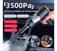 SageFurned Wireless Car Vacuum Cleaner 3500Pa Suction 1200mAh Cordless Handheld Dust Buster with USB Charging for Home and Car Use, Black