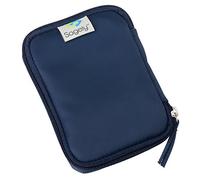 Sagely Navy Weekend Travel Portable Medicine Pouch Pill Bag for 3 Sagely Smart XL Weekly Pill Organizer Pods