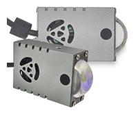 SageSunny 1.5 Inch LED Car Grille Spotlight Projector Len Light AC/DC 8-80V 32W DRL Motorcycle Auxiliary Dual Color Driving Light Truck Off-road SUV ATV Light Auto Fog Lamp, lot de 1