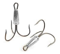 Sagging Hooks Snagging Weighted Treble Hooks,5pcs Weighted Treble Fishing Hook Large Bunker Snag Hook for Saltwater Freshwater Bass Trout Salmon 1.02oz 1.4oz 1.9oz 2.8oz (12/0_1.9oz_5pcs)