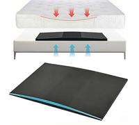 Sagging Mattress Support, 120 x 60 x 5cm Under Mattress Support, 50D High Density Foam Pad to Fix Sinking Bed, Insert Pad for Sagging Bed Repair (Black, 1PACK)