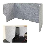 SAGIDAR Office Divider Partition, Classroom Privacy Screen Stand Up, Tabletop Divider Folding Portable, 60/80/100cm, Thickness 9mm, Desk Panels Polyester Fiber