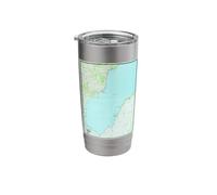 Saginaw Bay Nautical Map (1984) Stainless Steel Insulated Tumbler
