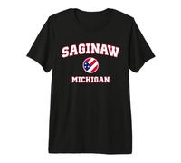 Saginaw Michigan (MI) Premium T-Shirt