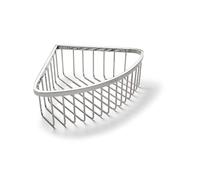 Sagittarius 80S1 Corner Shower Caddy - Rustproof Stainless Steel Shower Organizer | Polished SUS 304 | 8cm Deep Shelf | Durable Corner Storage & Tidy Solution - Chrome