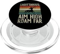 Sagittarius aim high roam far Sagittarius PopSockets PopGrip for MagSafe