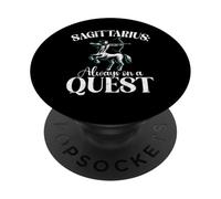 Sagittarius always on a Quest Sagittarius PopSockets Adhesive PopGrip