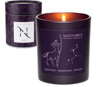 Sagittarius Candle Zodiac Astrology Gift, Soy Wax by Natura Candles