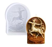 Sagittarius Centaur Silicone Mold for Aromatherapy Candle Soap Resin Casting DIY Craft Centaur Archer Figure Mold for Home Decor Gift Making