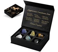 Sagittarius Crystals Gift Set, Zodiac Signs Healing Crystals Birthstones with Horoscope Box Set Sagittarius Astrology Crystals Healing Stones Gifts