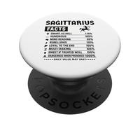 Sagittarius Facts Smart As Hell Humorous Mind Reading Loyal PopSockets Adhesive PopGrip