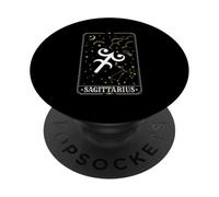 Sagittarius Horoscope Astrology Zodiac Sign Tarot Card PopSockets Adhesive PopGrip