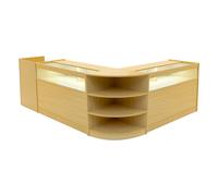 Sagittarius LED Shop Counter Set LM60, TB60 & 2 x B1200 - Maple Beige