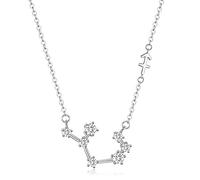 Sagittarius Necklace Sterling Silver Zodiac Constellation Pendant Jewelry,12 Horoscope Sign Necklace Nov-Dec Birthday Gifts for Women&Men&Girls,Astrology Zodiac Star Necklace Chain 18"
