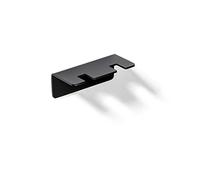 Sagittarius One 30S1-B Wall-Mounted Toothbrush Holder | Premium Stainless Steel | No-Screw Installation | Toothbrush & Electric Toothbrush Head Holder | Modern Bathroom Accessory - Matt Black