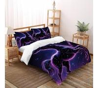 Sagittarius Quilt Cover Art Comforter Cover 3 Pieces Hypoallergenic Microfiber for Kids Boys Girls Teens 1 Pillowcases Super King（260x220cm）