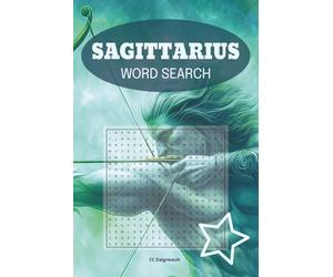 Sagittarius Word Search: 58 different puzzles with solutions, 116 pages, 6" x 9" format, makes a great gift for any Sagittarius