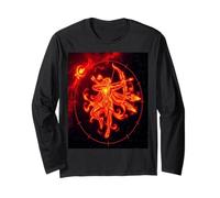 Sagittarius Zodiac Archer - Fiery Celestial Energy Long Sleeve T-Shirt