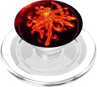 Sagittarius Zodiac Archer - Fiery Celestial Energy PopSockets PopGrip for MagSafe