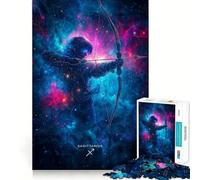 Sagittarius Zodiac Art Jigsaw Puzzles for Adults1000 Pieces Mind Skill Toy Quiet Hobby Design Assembly (50x75cm)
