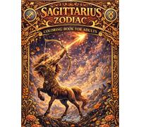 Sagittarius Zodiac Coloring Book for Adults: Celestial Archer, Fire Sign Adventure, Mythical Astrology Art & Stress Relief Designs (Zodiac Signs Adult Coloring Book Series)