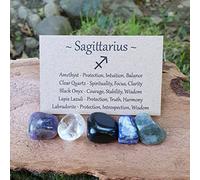 Sagittarius Zodiac Crystal Tumblestone Set