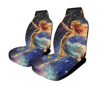 Sagittarius Zodiac Cute Car Seat Covers 2PCS