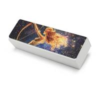 Sagittarius Zodiac Funny Glasses Case Hard Shell Eyeglasses Case Protector with Cleaning Cloth for Women Men