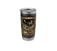 Sagittarius Zodiac Horoscope Tarot Card Style Stainless Steel Insulated Tumbler