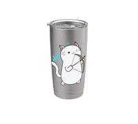 Sagittarius Zodiac Sign as a Cat Horoscope Stainless Steel Insulated Tumbler